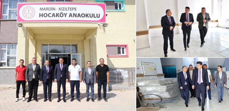 Kaymakam Şahin Hocaköy Anaokulu ve Köy okullarında incelemelerde bulunup