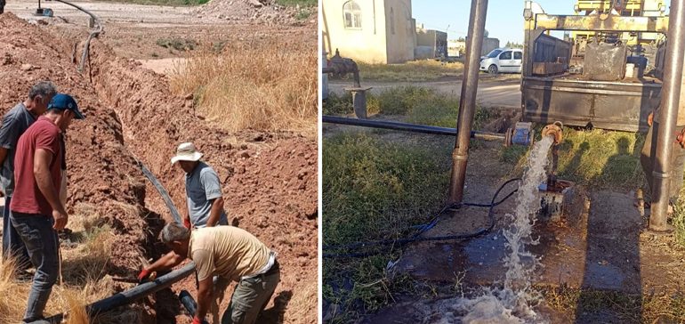 Kızıltepe’de iki mahallenin daha su sorunu çözüldü