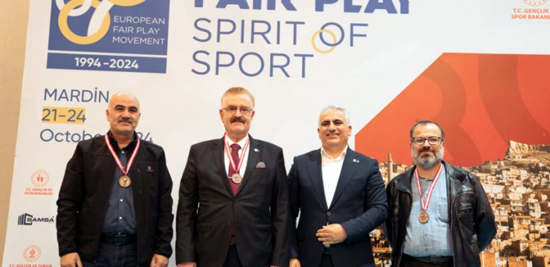 Avrupa Fair Play Birliği ödülleri Mardin’de sahiplerine verildi