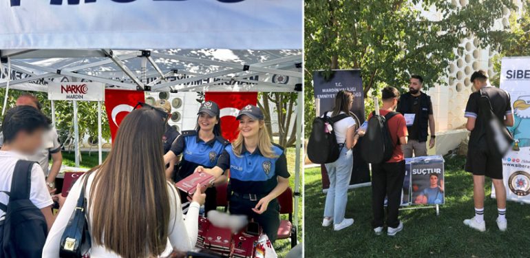 Mardin’de “El Ele Güvenli Geleceğe Projesi” ile gençleri bilgilendiriliyor