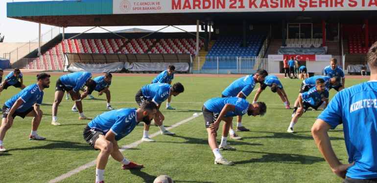 Kızıltepe 47 Spor Varto maçı hazırlıklarını tamamladı