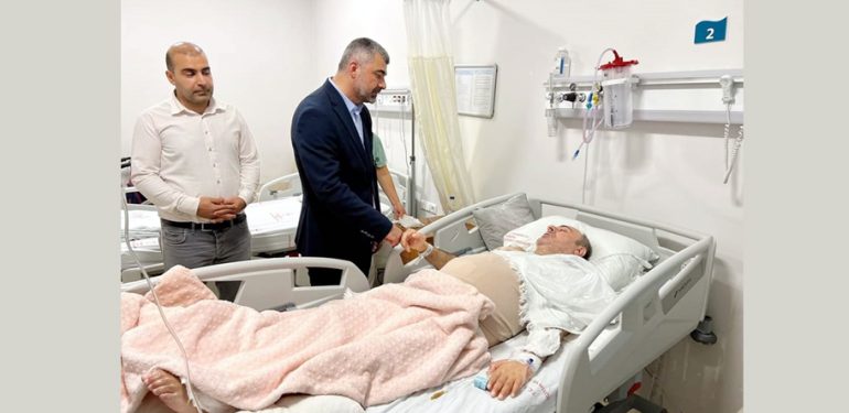 Milletvekili Kılıç 15 Temmuz Gazisi Algan’ı hastanede ziyaret etti