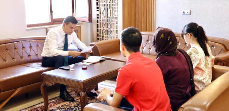 Kaymakam Şahin vatandaşların talep ve isteklerini dinledi