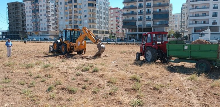 Kızıltepe’de Büyük meyve bahçesi için çalışmalara başlandı