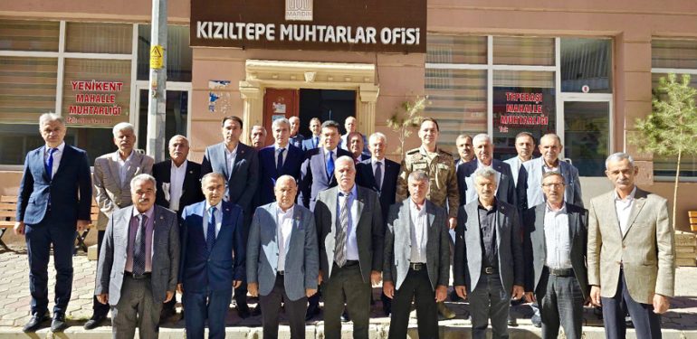 Kaymakamı Şahin Muhtarlar Ofisini ziyaret etti