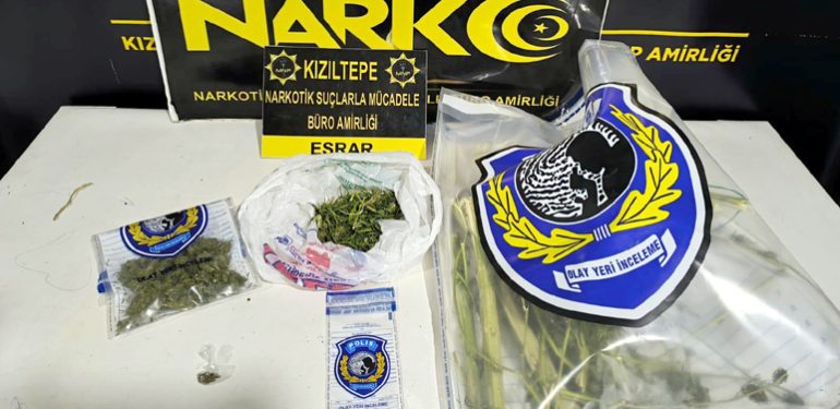 Kızıltepe’de Zehir Tacirlerine Yönelik Operasyon