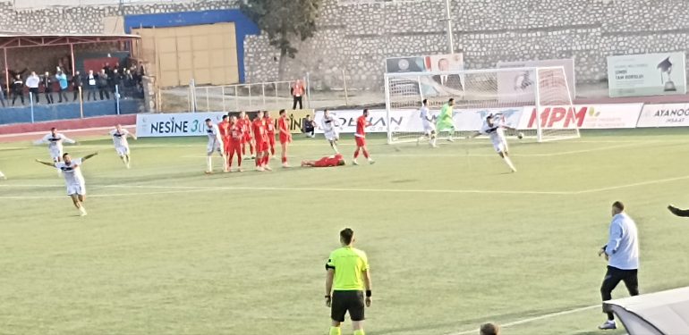 Mardin 1969 Spor 1 Puanı uzatmada aldı: 1-1