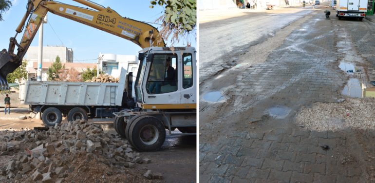 Mehmet Sincar Caddesi’nde yol çalışması başladı
