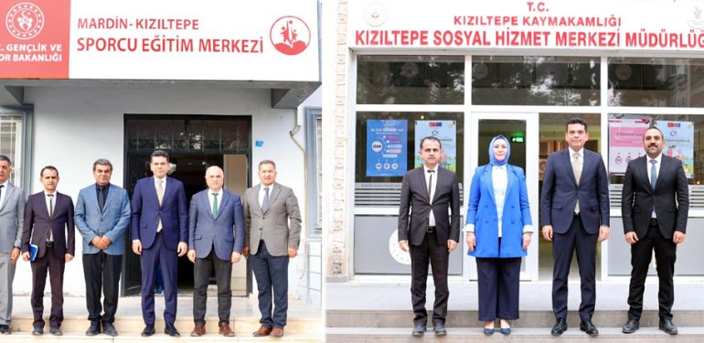 Kaymakam Şahin Gençlik spor ve sosyal hizmet merkezi ilçe müdürlüklerini ziyaret etti