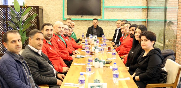 Kaymakam Şahin Engelliler Birliği Spor Kulübü ile bir araya geldi