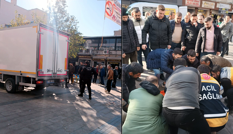 Cumhuriyet Meydanında aracın çarptığı yaya ağır yaralandı