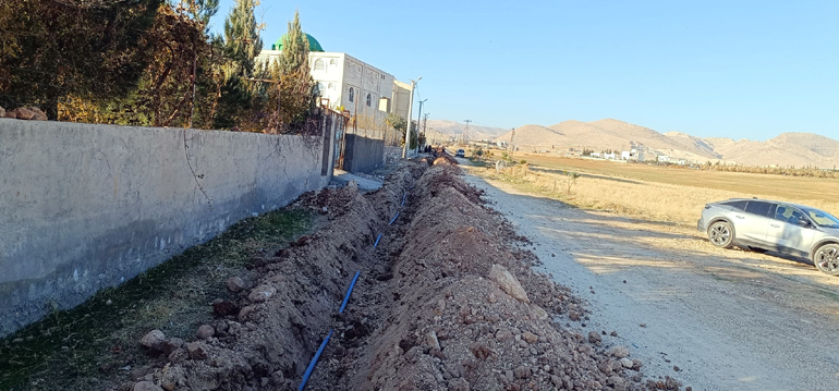 MARSU, Kocalar Mahallesi’nde 500 metre içme suyu hattı döşedi