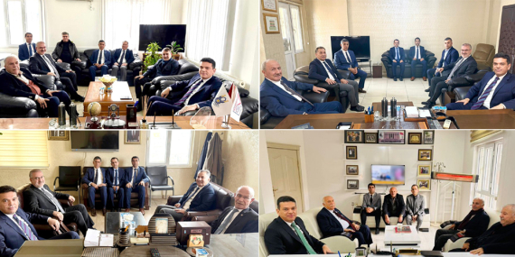 Kaymakam Şahin Meslek odalarını ziyaret etti