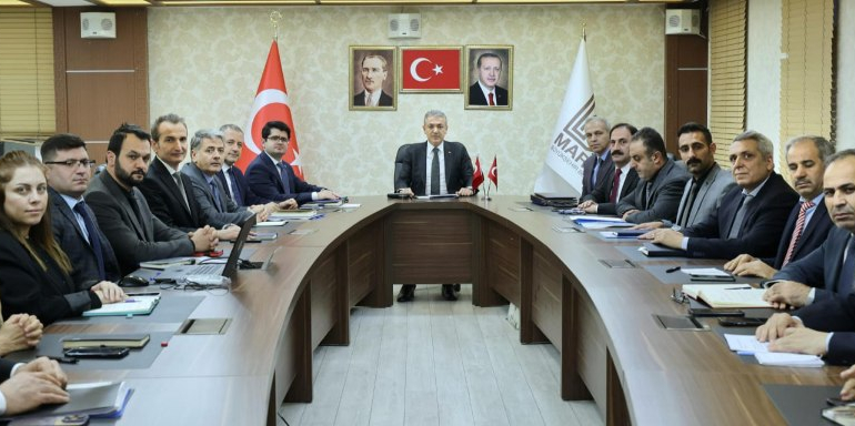 Büyükşehir Belediyesinde Yatırımlar ve Projeler Masaya Yatırıldı