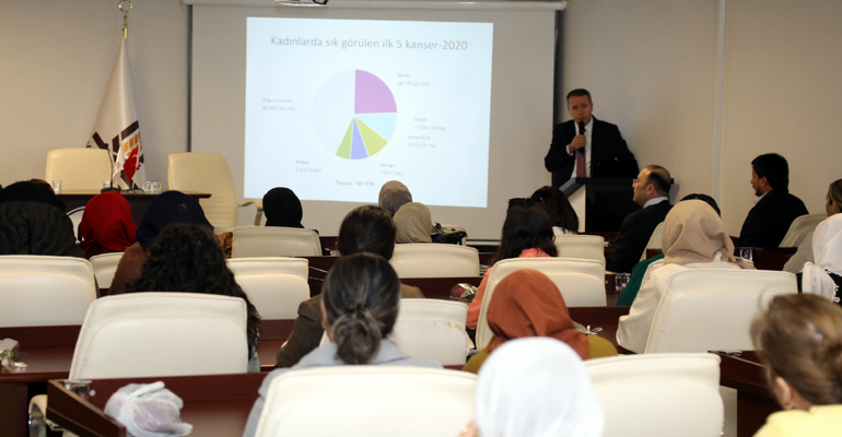 Kızıltepe Belediyesi Kanser semineri düzenledi