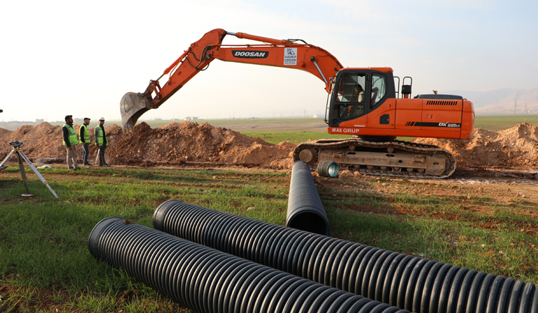 MARSU, Kızıltepe Devlet Hastanesinin Altyapı Sorunlarını Çözüyor