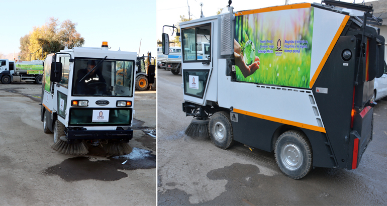 Atıl durumdaydı şu an sokakları temizliyor!