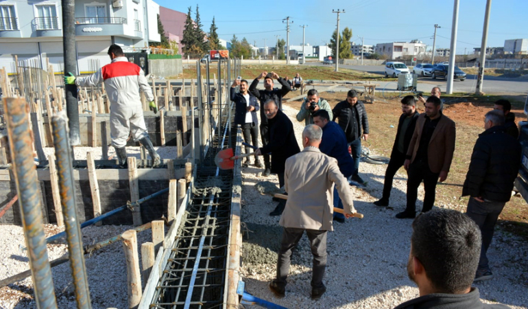 Kızıltepe’nin en büyük Taziye Evi’nin temeli atıldı