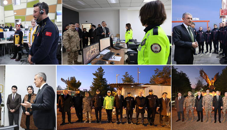 Vali Akkoyun’dan Yılbaşı Denetimleri ve Görevi Başındaki Personele Yılbaşı Tebriği