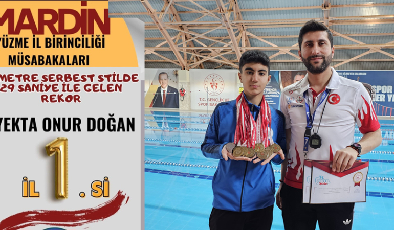 Rekortmen yüzücü Yekta’nın hedefi Milli olmak