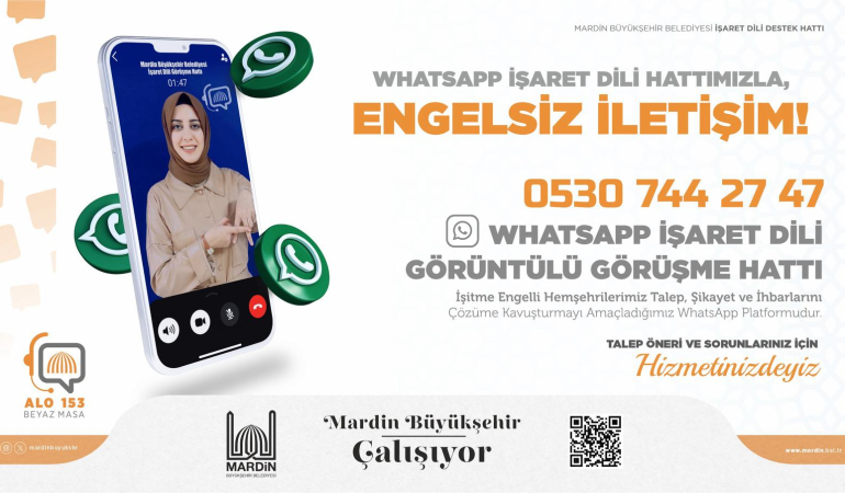 Büyükşehir Belediyesi’nden İşitme Engellilere Görüntülü İletişim Hizmeti