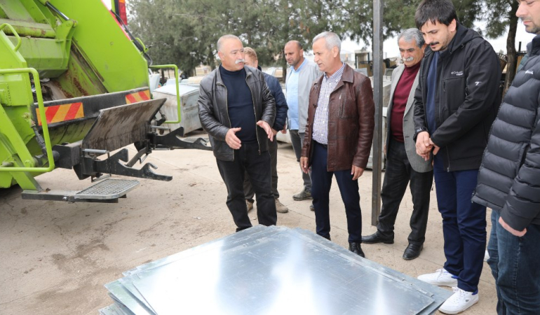 Kızıltepe Belediyesi, Konteynerleri Kendi İmkânlarıyla Üretiyor