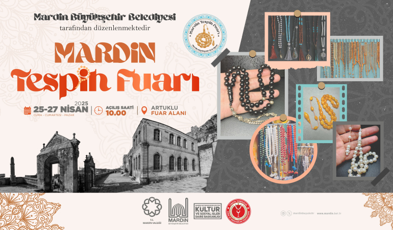 Mardin’de Tespih Sanatı Fuarda Buluşuyor