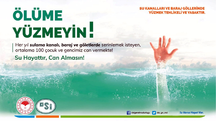 DSİ’den su yapılarında boğulma tehlikesine karşı uyarı