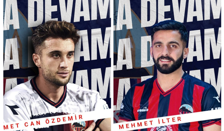 Mardin 1969 Spor Ahmet Can ve Mehmet İlter ile yeni sözleşme imzaladı