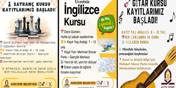 Belediye Çocuklara Ücretsiz Gelişim Kursları Başlattı