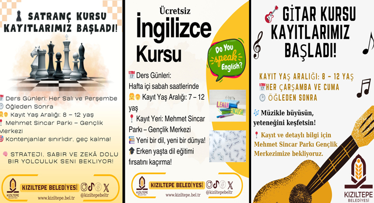 Belediye Çocuklara Ücretsiz Gelişim Kursları Başlattı