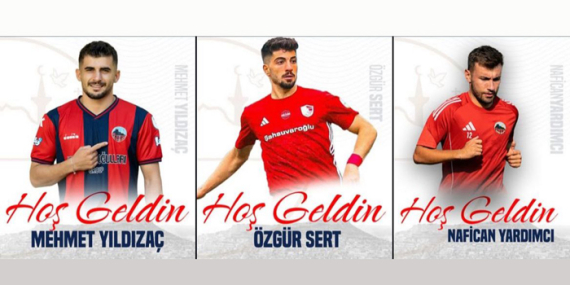 Mardin 1969 Spor’da 3 transfer birden