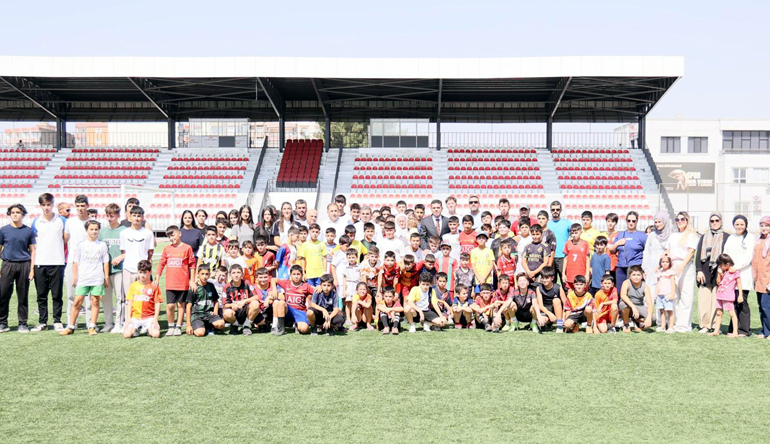Kaymakam Şahin yaz spor kurslarını ziyaret etti