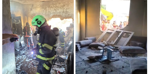 Kızıltepe de yangın: Bir Ölü ikisi ağır 12 yaralı