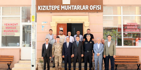 Kaymakam Şahin’den Muhtarlar günü ziyareti