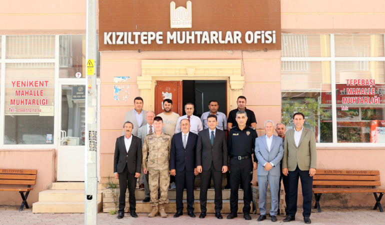 Kaymakam Şahin’den Muhtarlar günü ziyareti