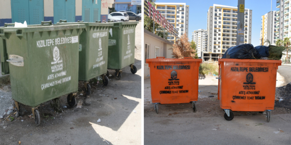 200 Yeni Plastik Çöp Konteyneri Hizmete Sunuldu