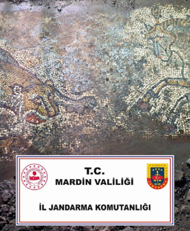 figürlü taban mozaik