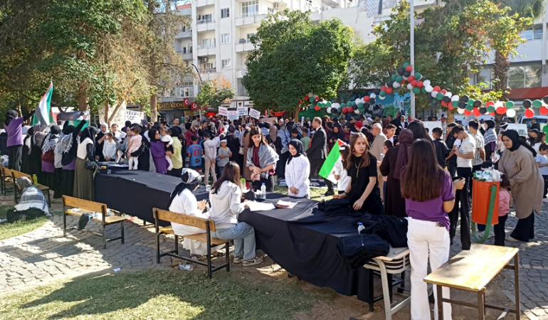 Kızıltepe’de Filistin’e destek ve farkındalık etkinliği düzenlendi