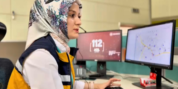 112’nin Telefonda yönlendirmesiyle Baba Çocuğunun doğumunu gerçekleştirdi!