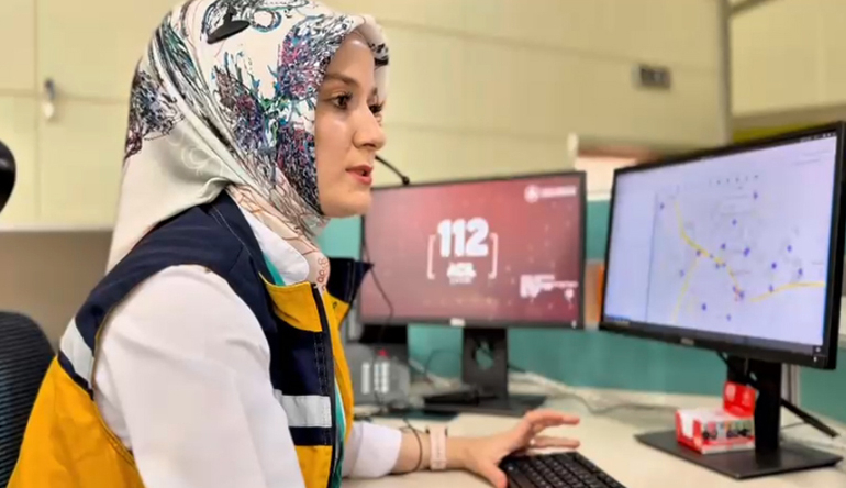 112’nin Telefonda yönlendirmesiyle Baba Çocuğunun doğumunu gerçekleştirdi!