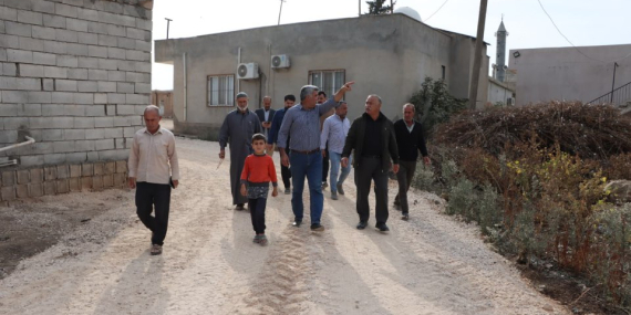 Haznedar Mahallesinde Yol Çalışması