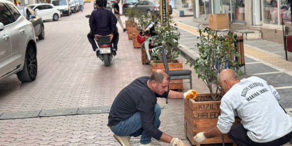 Kızıltepe de Caddelere estetik dokunuş!