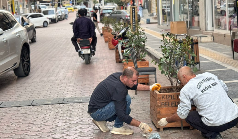 Kızıltepe de Caddelere estetik dokunuş!