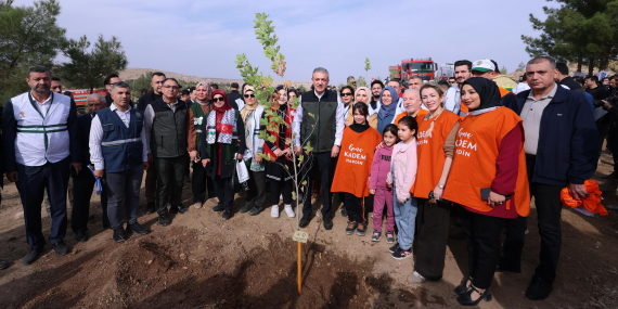 Mardin’de “Geleceğe Nefes” Fidan Dikme Programı düzenlendi