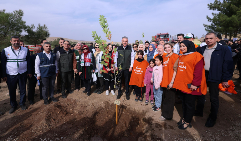 Mardin’de “Geleceğe Nefes” Fidan Dikme Programı düzenlendi