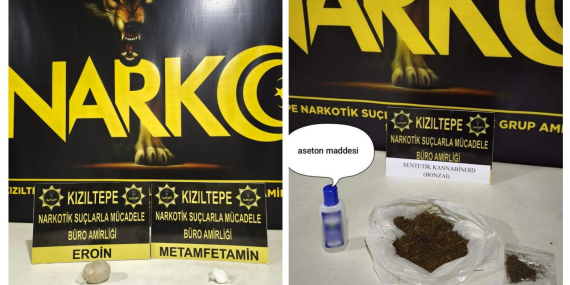 Kızıltepe ve Derik’te uyuşturucu operasyonu