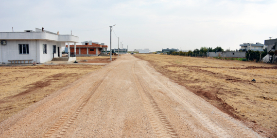 Sanayi Mahallesi’nde Yol Yapım Çalışması