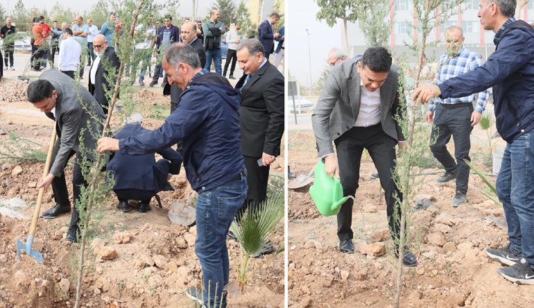 Kızıltepe’de fidan dikme etkinliği düzenlendi