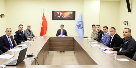 Havalimanı güvenlik komisyonu toplantısı yapıldı